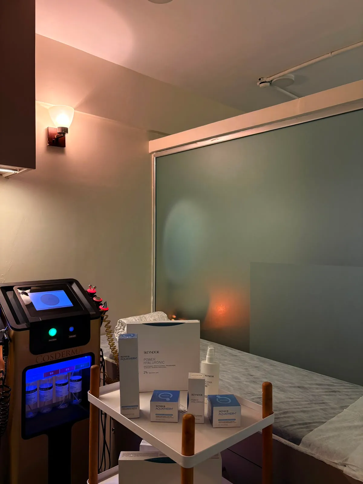 Luxury skincare dispensary and aesthetic facials at Angel Salon